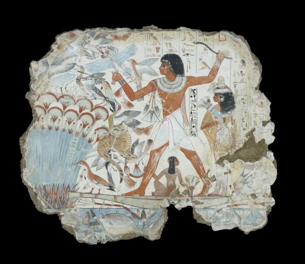 埃及贵族内巴姆陵墓绘画，公元前1350年