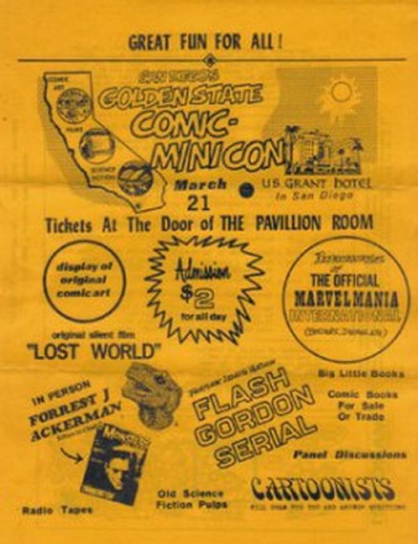 1970年3月金州迷你动漫展传单