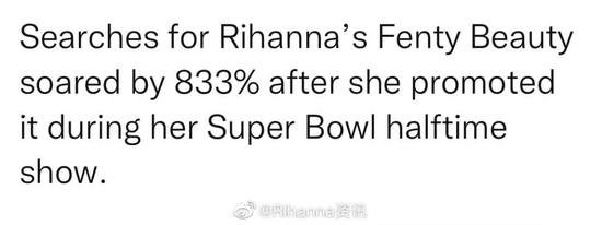 图源来自：新浪微博@Rihanna资讯